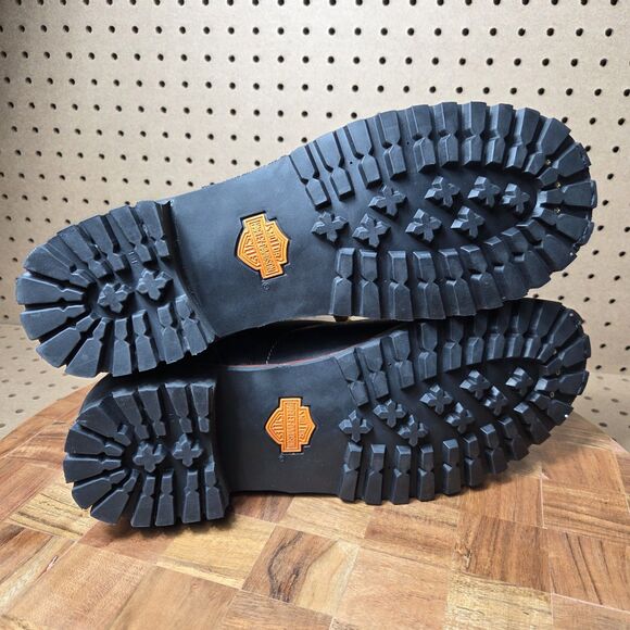 Harley-Davidson Motorcycle Men's Bentler Riding Boots Blk 7.5-Inch Sz 8.5 D96268 - Picture 10 of 13